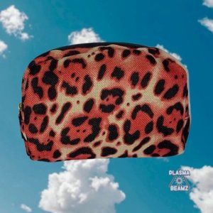 Wild at Heart Fiery Leopard Make-up Travel Bag